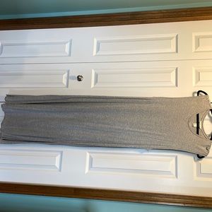 H&M grey maxi dress. Size large US